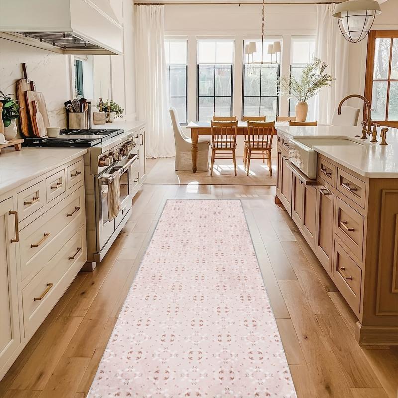 Boho Washable Runner Oriental Non Slip Carpet Runner For Hallways