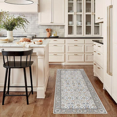 Long Polyester Rug Laundry Room Rug Oriental Hallway Runner Kitchen Mat Soft Non