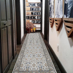 Long Polyester Rug Laundry Room Rug Oriental Hallway Runner Kitchen Mat Soft Non