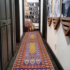 Boho Area Rug Long Oriental Hallway Runner Soft Non Slip Washable Stair Carpet