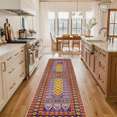 Boho Area Rug Long Oriental Hallway Runner Soft Non Slip Washable Stair Carpet
