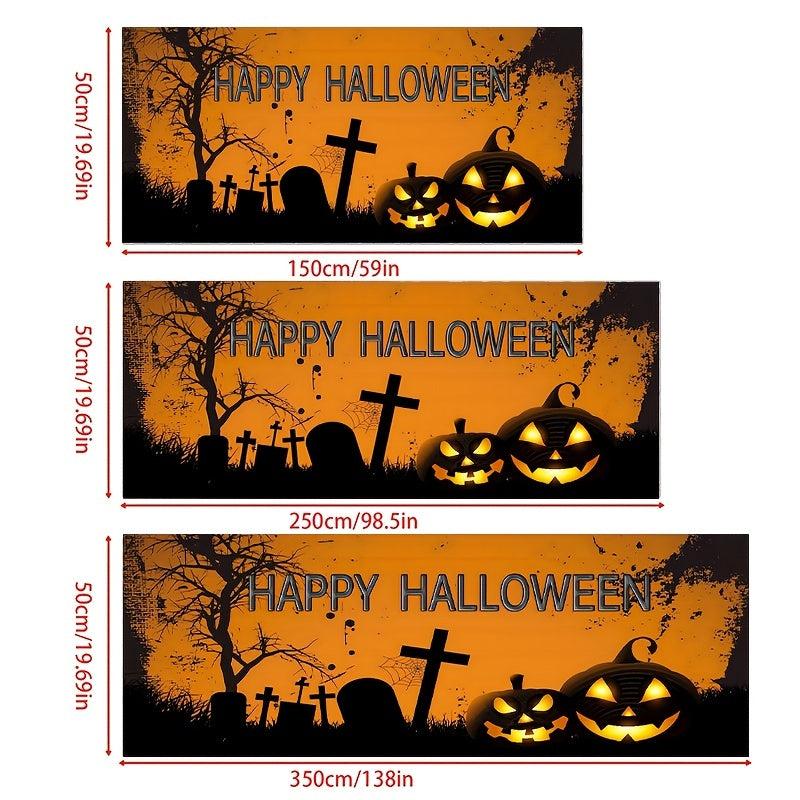Halloween Pumpkin Runner Rugs Soft Laundry Room Ru