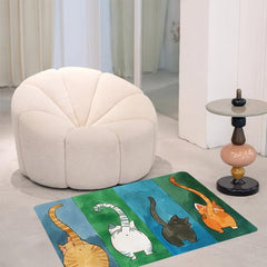 Cat Butt Area Rug Non Slip Absorbent Doormat