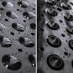 Non Slip Bath Tub Mat 39 X 16 Inches with Drain Holes and Suction Cups