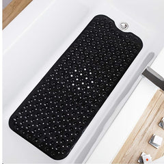 Non Slip Bath Tub Mat 39 X 16 Inches with Drain Holes and Suction Cups