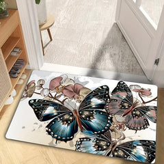 3D Butterfly Floor Mat Modern Geometric Entrance Mat