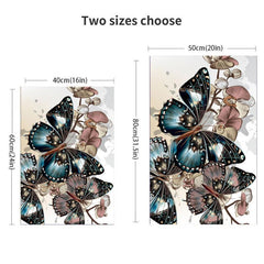 3D Butterfly Floor Mat Modern Geometric Entrance Mat