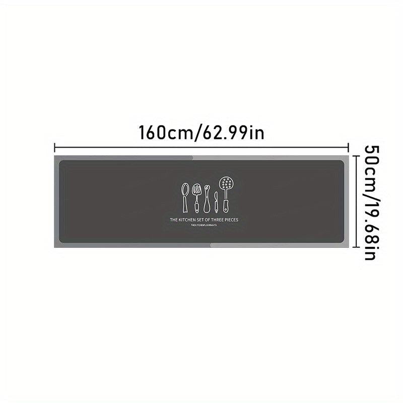 Modern Minimalist Door Mat Kitchen Balcony Decor Carpet - Machine Washable