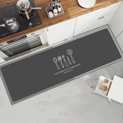 Modern Minimalist Door Mat Kitchen Balcony Decor Carpet - Machine Washable