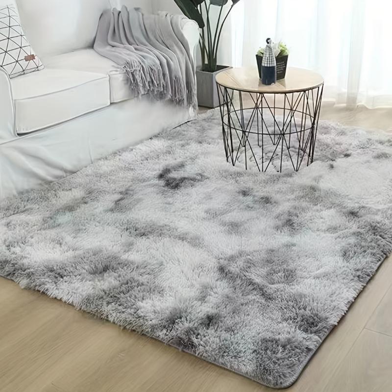 Soft Fluffy Non-slip Shag Plush Area Rug for Bedroom