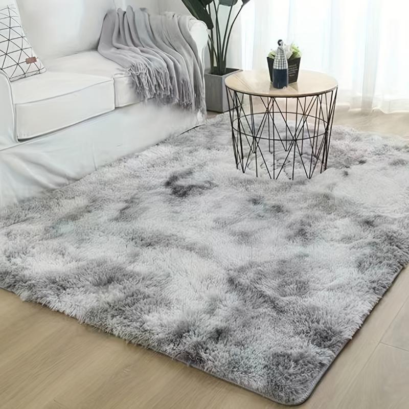 Soft Fluffy Non-slip Shag Plush Area Rug for Bedroom