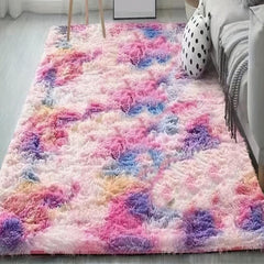 Soft Fluffy Non-slip Shag Plush Area Rug for Bedroom