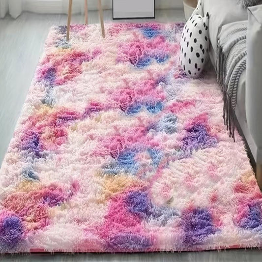 Soft Fluffy Non-slip Shag Plush Area Rug for Bedroom