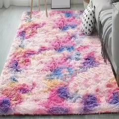 Soft Fluffy Non-slip Shag Plush Area Rug for Bedroom
