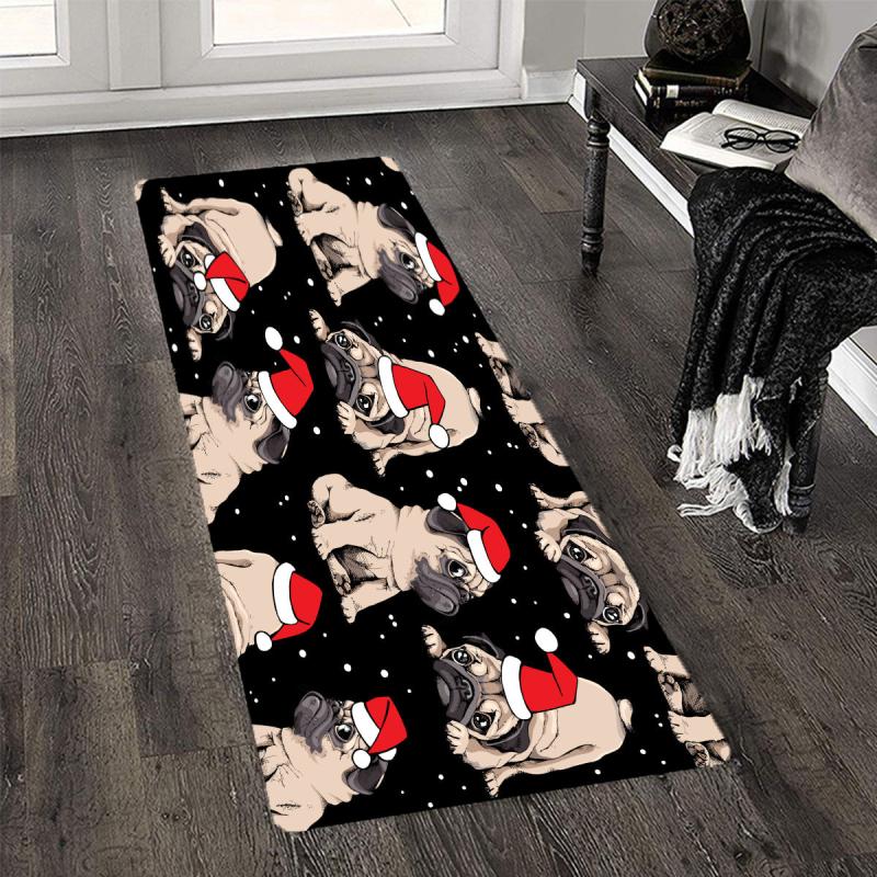 Dog Printing Floor Mat Non Slip Soft Carpet Bathroom Accessories
