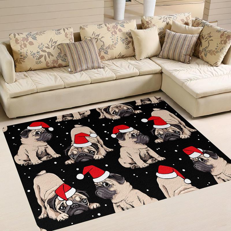 Dog Printing Floor Mat Non Slip Soft Carpet Bathroom Accessories