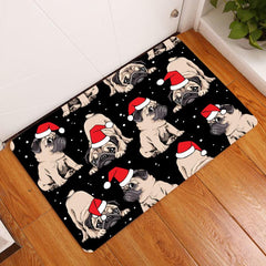Dog Printing Floor Mat Non Slip Soft Carpet Bathroom Accessories