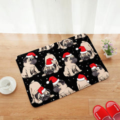 Dog Printing Floor Mat Non Slip Soft Carpet Bathroom Accessories