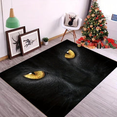 Cat Velvet Floor Mat Absorbent Anti Slip Entrance Door Mat