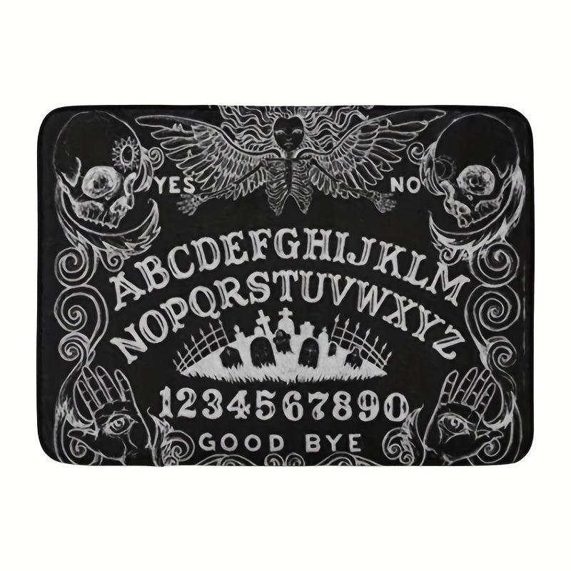Spirit Witch Board Gothic Goth Occult Bath Rug