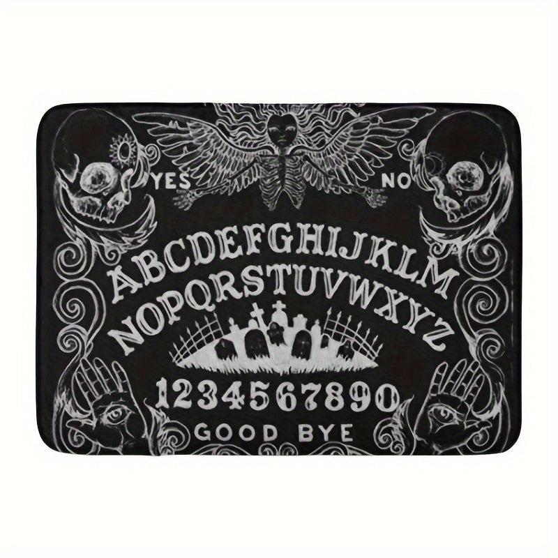 Spirit Witch Board Gothic Goth Occult Bath Rug