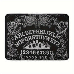 Spirit Witch Board Gothic Goth Occult Bath Rug