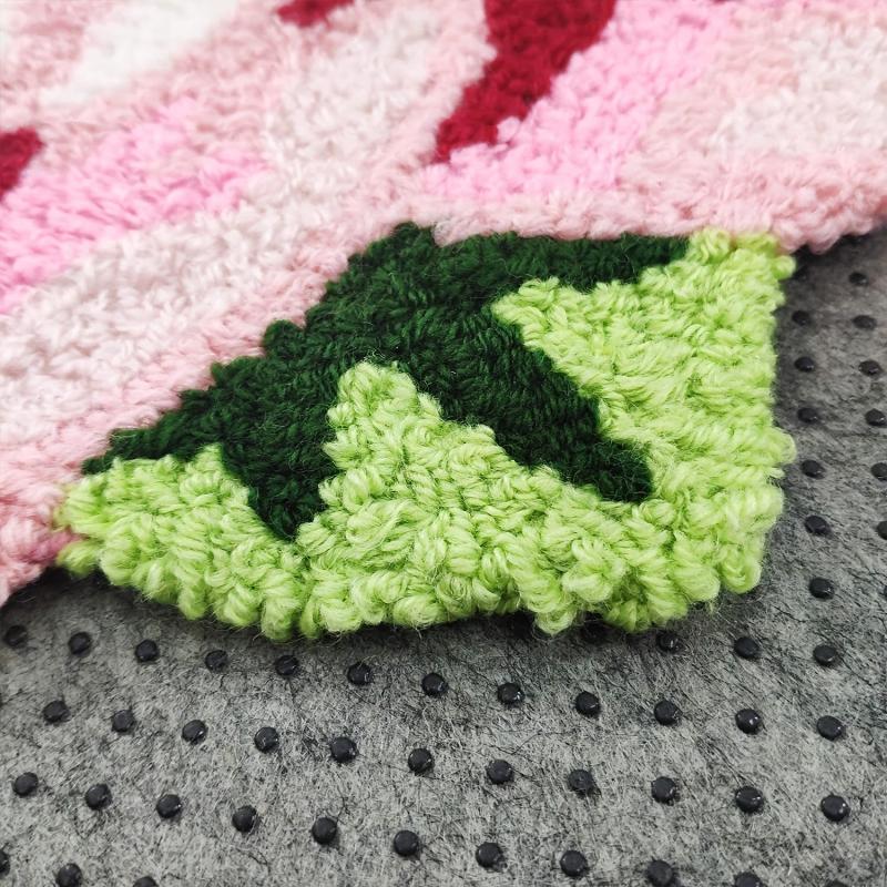 Rose Soft Bath Mat Water Absorbent Quick Dry Machine Washable Comfortable Carpet