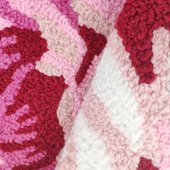 Rose Soft Bath Mat Water Absorbent Quick Dry Machine Washable Comfortable Carpet