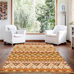 Vintage Style Fluffy Carpet Bohemian Faux Cashmere Bedroom Carpet