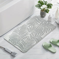 Quick Drying Memory Foam Bath Mat Non Slip Backing Soft Water Absorbent