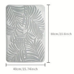 Quick Drying Memory Foam Bath Mat Non Slip Backing Soft Water Absorbent