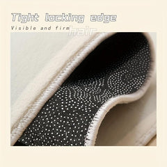 Modern Abstract Pattern Anti-Slip Area Rug - Plush Carpet for Living Room