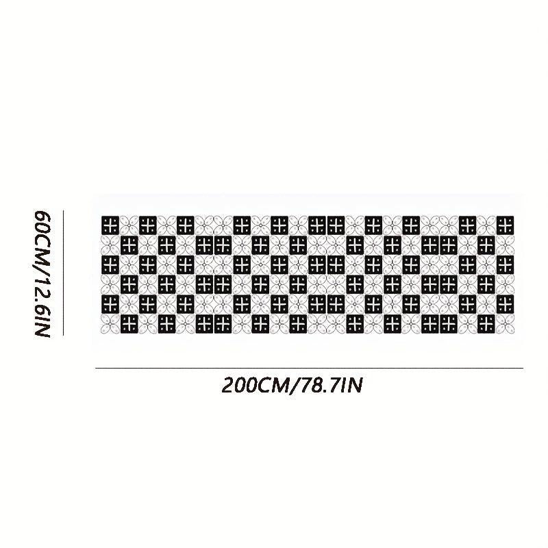 Modern Minimalist Strip Floor Mat Nordic Style Extra long Corridor Carpet