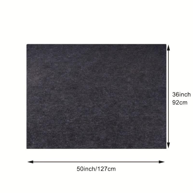 Outdoor Grill Mat 127 x 91.44 cm Protects Decks Waterproof Firewood BBQ Pad