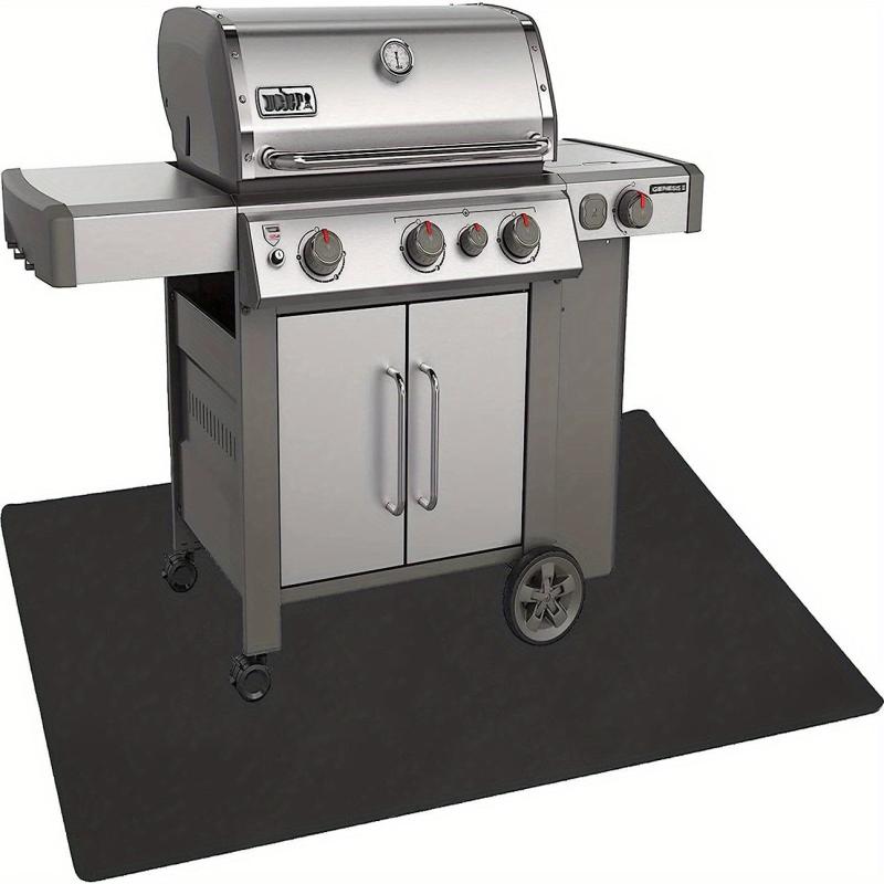 Outdoor Grill Mat 127 x 91.44 cm Protects Decks Waterproof Firewood BBQ Pad