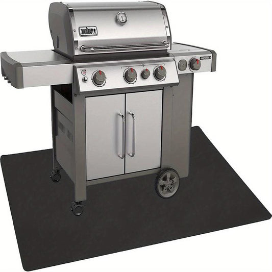 Outdoor Grill Mat 127 x 91.44 cm Protects Decks Waterproof Firewood BBQ Pad