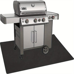 Outdoor Grill Mat 127 x 91.44 cm Protects Decks Waterproof Firewood BBQ Pad