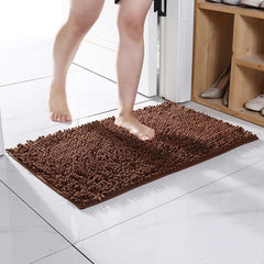 Shagyy Cozy Bathmat Soft Chenille Bathroom Floor Rug Absorbent Durable