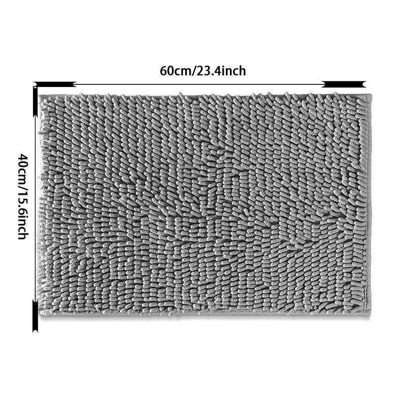 Shagyy Cozy Bathmat Soft Chenille Bathroom Floor Rug Absorbent Durable
