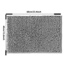 Shagyy Cozy Bathmat Soft Chenille Bathroom Floor Rug Absorbent Durable