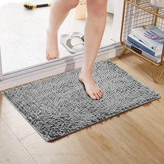 Shagyy Cozy Bathmat Soft Chenille Bathroom Floor Rug Absorbent Durable