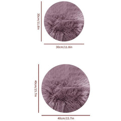 Purple Round Rug Bedroom Floor Mat Home Decor