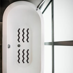 24pcs Anti Slip Shower Stickers Bathtub Strips Non Slip Decals