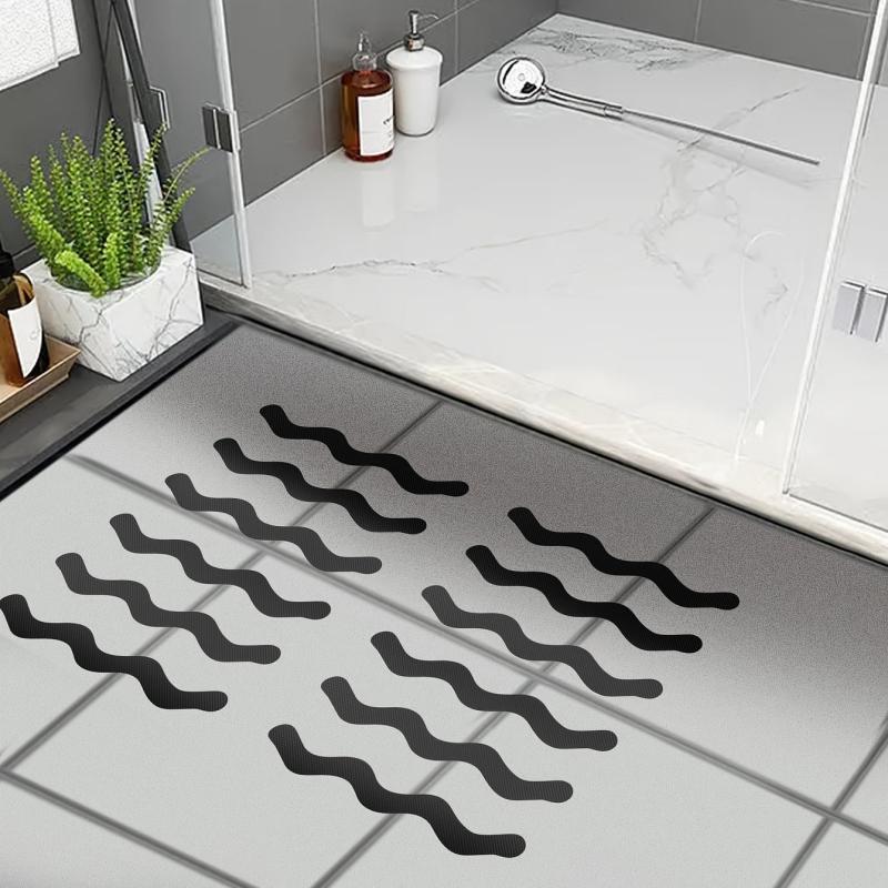 24pcs Anti Slip Shower Stickers Bathtub Strips Non Slip Decals