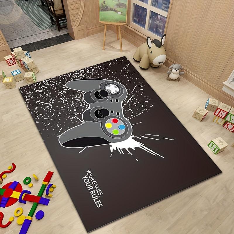 3D Gamer Rug For Boys Bedroom Carpets Gamepad Playroom Doormat