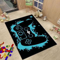 3D Gamer Rug For Boys Bedroom Carpets Gamepad Playroom Doormat