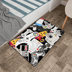 3D Game Rug for Boys Bedroom Non-Slip Mat