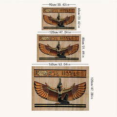 Egypt Man Bird Mayan Pattern Carpet Door Floor Mat Doormat Non slip
