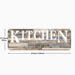 1pc KITCHEN Letter Rug Kitchen Printing Floor Mat Non-slip Indoor Doormat