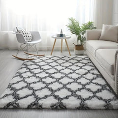 Moroccan Shag Area Rug Soft Plush Carpet for Bedroom Living Room Home